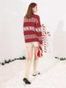 2025Wish European & American Women's Jacquard Knit Sweater: Autumn/Winter Loose Fit Long Sleeve Top