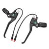 1 Pair Brake Lever Waterproof 2 Pin Electric Scooter Handlebar Brake Lever Aluminum Alloy Scooter Brake Handle