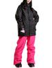 VAXPOT Snowboarding Apparel Set and Resistance Breathability WS Size Women's (Top Bottoms) [Water 5000mm, 3000g, Water-Repellent] VA-2025 DT-MUL/PNK
