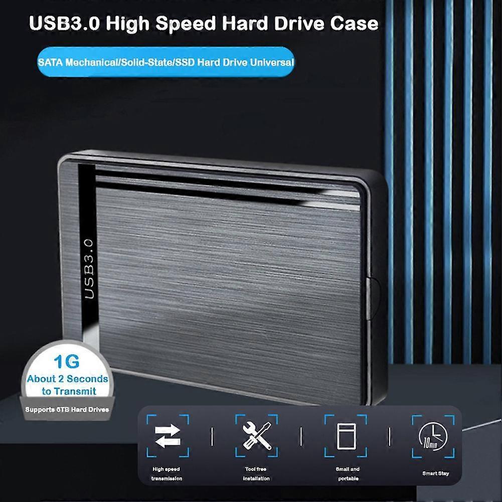 USB 3.0 SATA External Hard Drive Case 2.5 Inch Hard Disk Case