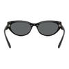 Coach 8456D Cat Eye Sunglasses With Logo Unisex Sunglasses Black Polarized 0HC8456D-500281