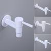 TLXT Black Wall-Mounted Laundry Faucet