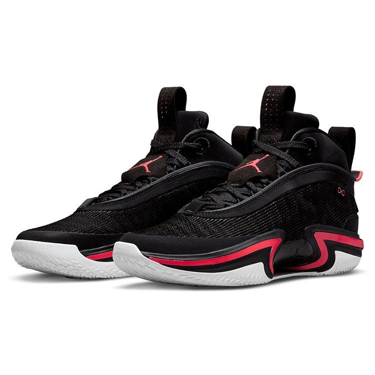 Air Jordan 36 PF Black Infrared Unisex Sneakers Infrared-23 DA9053-001