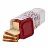 Leakproof Transparent Bread Dispenser Plastic Toast Storage Box  Fresh Bread Storage