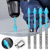 High Hardness Eccentric Drill Precision Drilling Tile  Drill Bit Triangle Tile Drill Set  Glass
