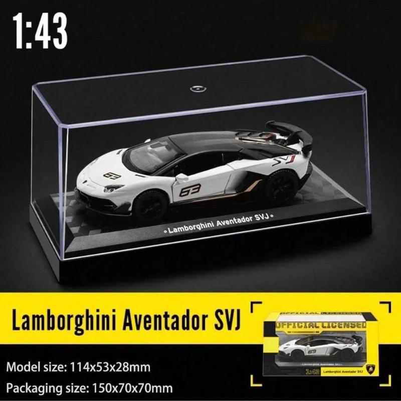 CCA 1:43 Alloy Car Models - BMW Lamborghini Bentley McLaren Collection with Acrylic Case & Display Stand, Diecast Gift for kids