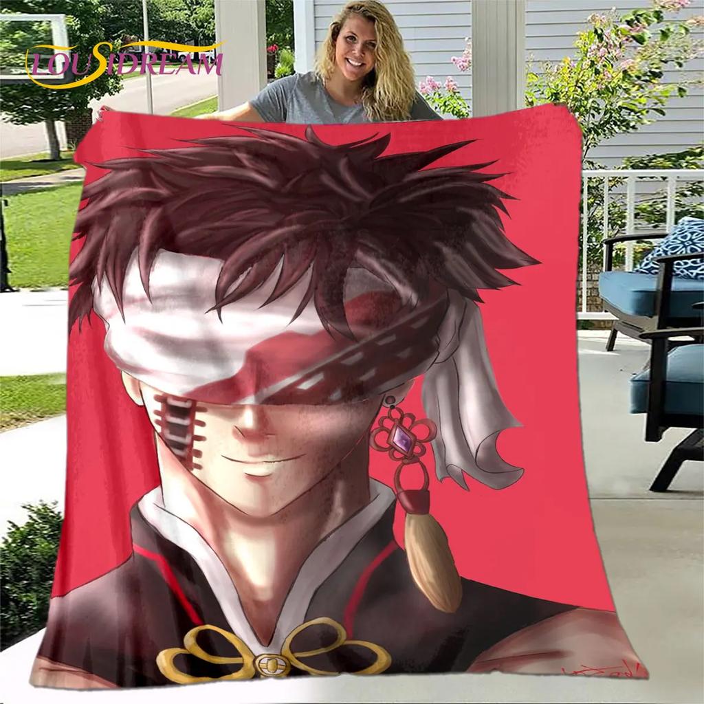 Záznam Ragnarok anime kreslená měkká plyšová přikrývka, flanelová přikrývka přikrývka do obývacího pokoje Ložnice Pohovka Pohovka Piknikový kryt