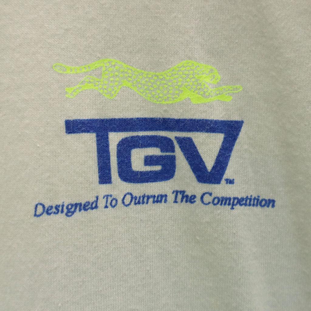 Hanes 90s Made in USA Old Back print Short sleeve T-shirt Men's Used