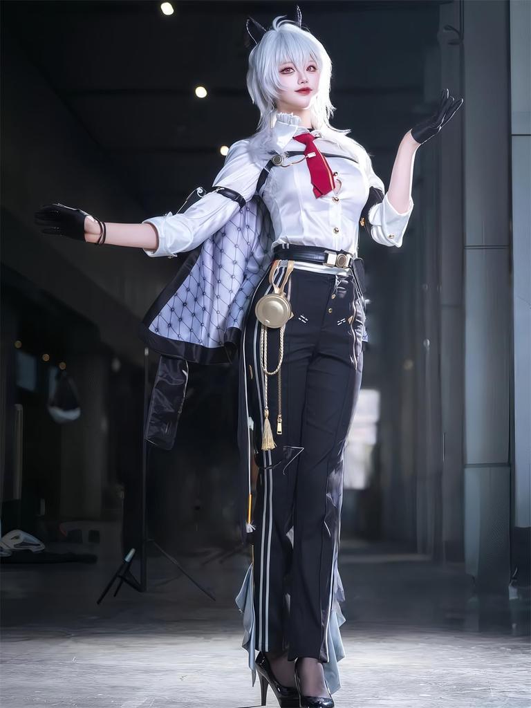 [NOKIJP] Narushio Cosplay Zanni Cosplay Costume Zanni Zanni Meichou Wuthering Waves Meichou Popular Game Costume Photoshoot (Zanni, M)