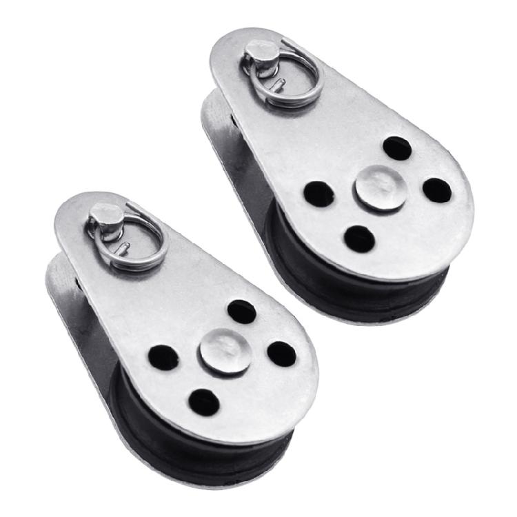 Industrial Grades Nonrust Steel Nylon Pulley Camping Gear Pulley For Sailboats Flagpole And Outdoor Equipment