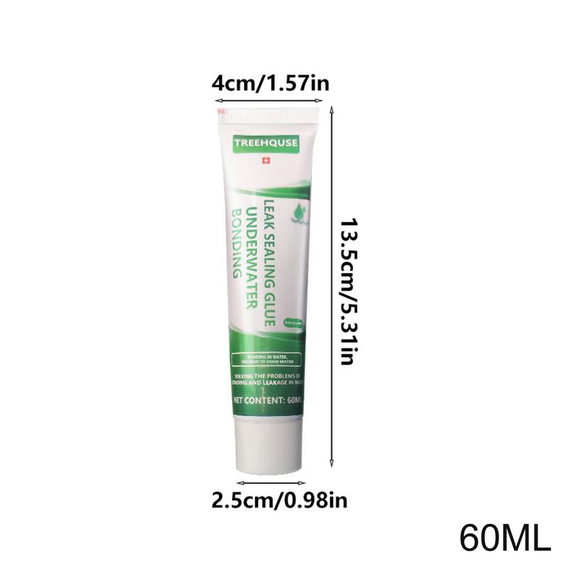 Aquarium Sealant Clear 60ml Aquarium Repair Adhesive Waterproof Adhesive Sealant For Repairing Leaks Strong Adhesion Underwater