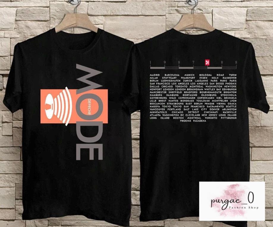 Футболка Depeche Mode Тур 1987-1988, Футболка тура Music For The Masses, Depeche Mode L