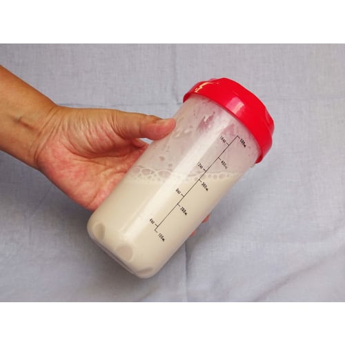 KOKUBO Industries Protein Shaker, Red, 500ml, KH-075