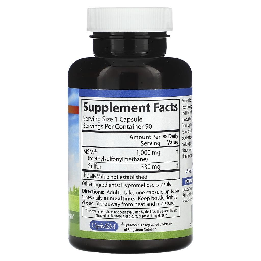 MSM Huang, 1,000Mg, 90 Veggie Capsules