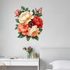Creative Flower Butterfly Wall Stickers Self Adhesive Home Decor for Living Room Bedroom Entrance