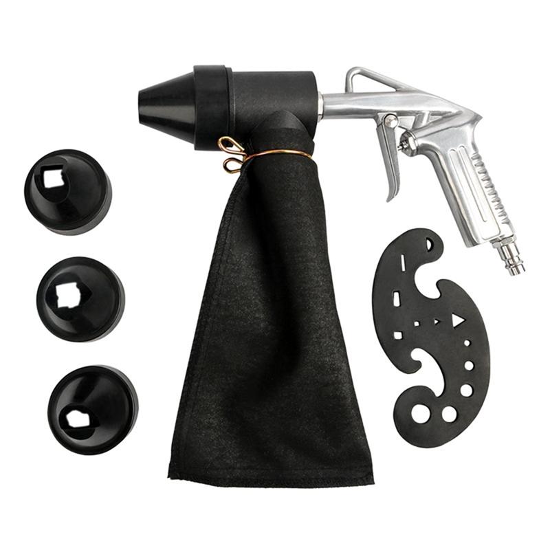 

ABJI-Pneumatic Sandblasting Tool Kit Sand Blasting Machine Set Versatile Sandblaster Handheld Polishing Machine Rust Remover