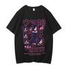Magliette Anime Washed Vintage Uma Musume Pretty Derby Unisexga Umamusume Grafica Donna Carino Top Unisex Manica Corta T-shirt Estate Kawaii