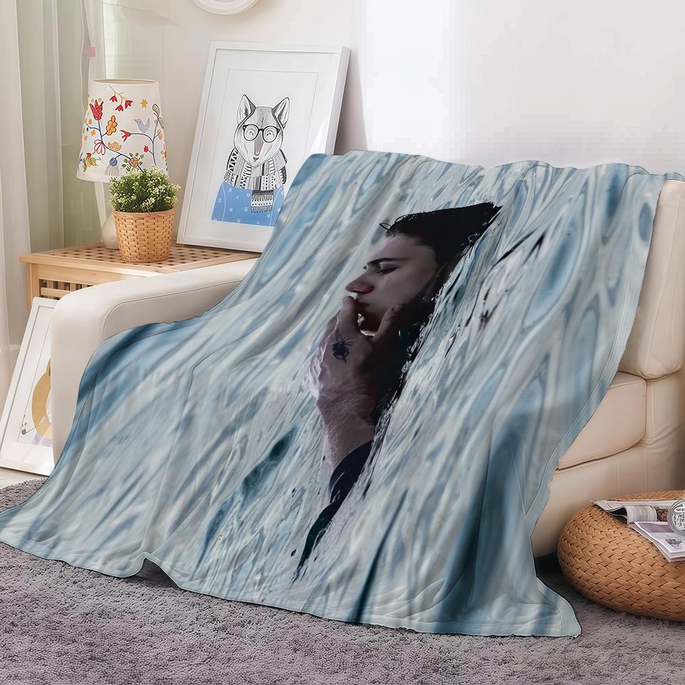 Singer The K-kid LAROI BEFORE I FORGET Blanket Warm And Soft Suitable For Bedroom Living Room Sofa Bed Office Travel Camping