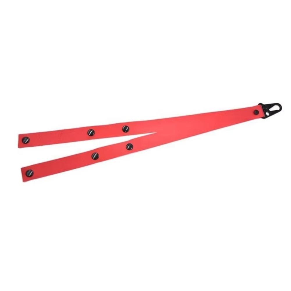 

Lightweight Cheerleader Poms Holder Durable Hanger PomPom Carrier Cheer Pom Lanyard Team Sports 50cm red