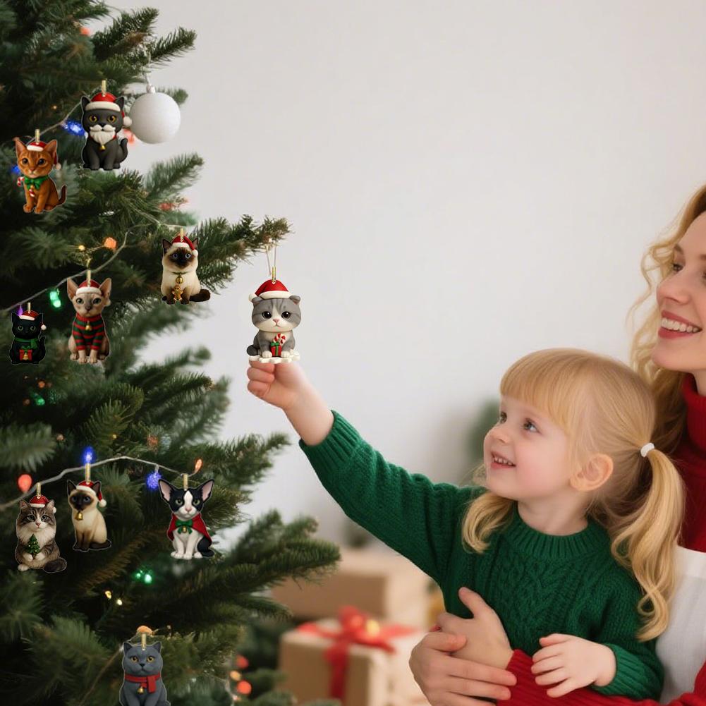 2D Cat Park Advent Calendar 2025 With 24 Surprise Figures Christmas Advent Calendar for Halloween And Christmas