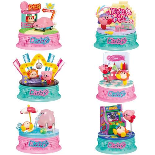 

Re-Ment Kirby in Pop City!! Box, approximately 115mm high x 70mm wide x 70mm deep, made of PVC and ABS