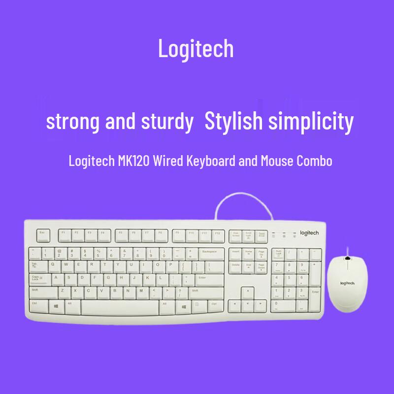 Logitech MK120 Wired Keyboard and Mouse Combo