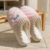2025 new plush cotton slippers winter home indoor warm shoes non-slip thick-soled cotton slippers