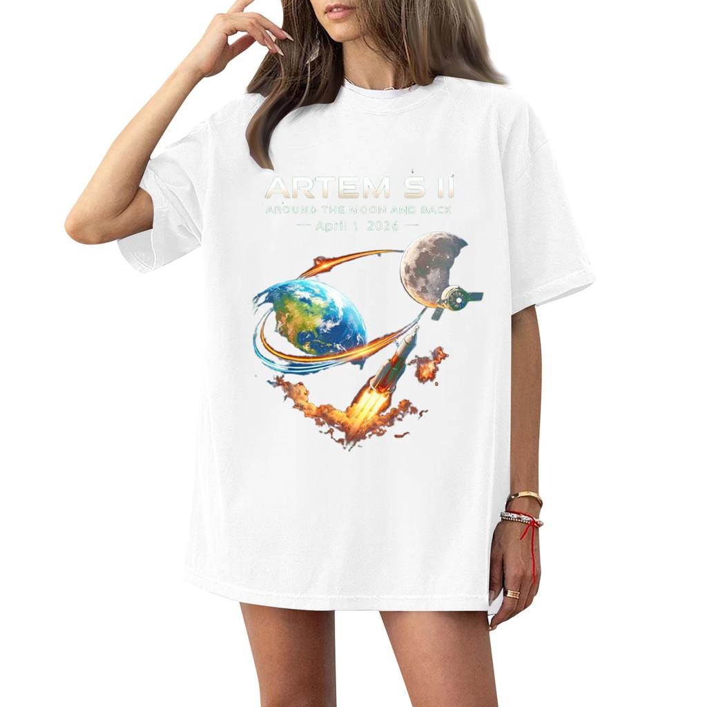 Damen Freizeit T-Shirt mit kurzen Ärmeln, Rundhalsausschnitt, Grafikdruck, Lockerer Schnitt, Bequemes Oberteil, Geeignet für den täglichen Gebrauch und Outdoor-Aktivitäten