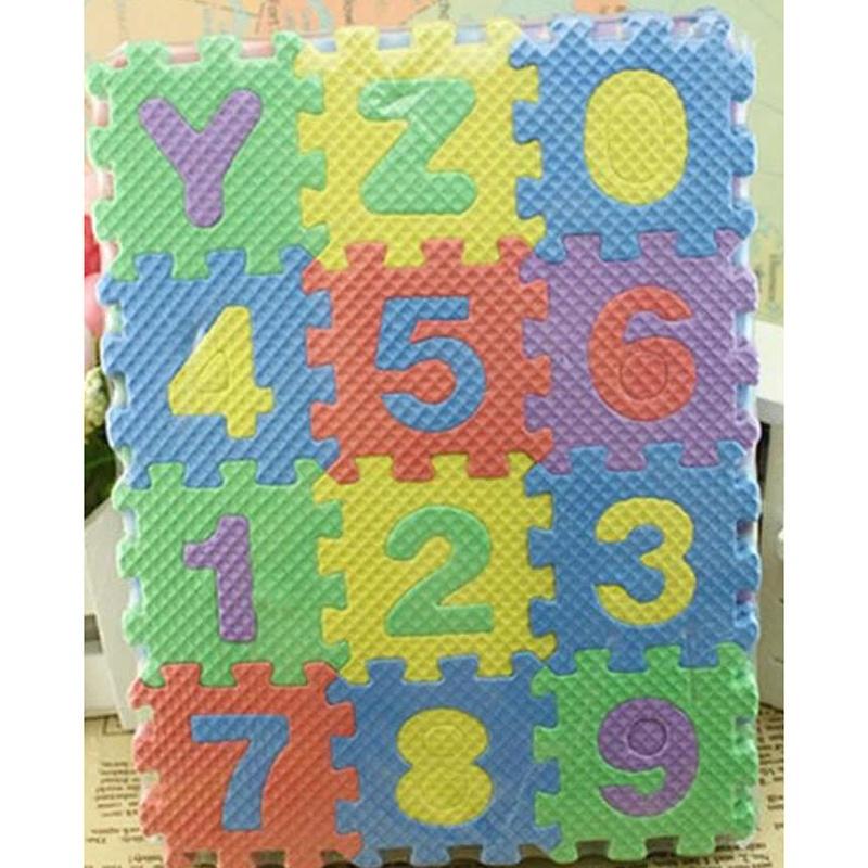 36pcs/set Foam Mat Mini Kids Alphabet Numeral Toy Colorful Crawling Mat Baby Educate Toys