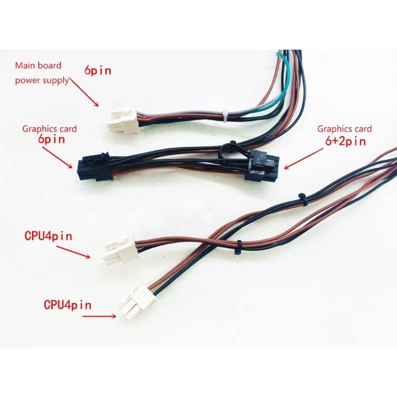 Reliable 500W Desktop Power Supply with 8PIN Connectors for H500EPM00 D500EPM000 H500EGM00 DPS500EM00 H460EBM00