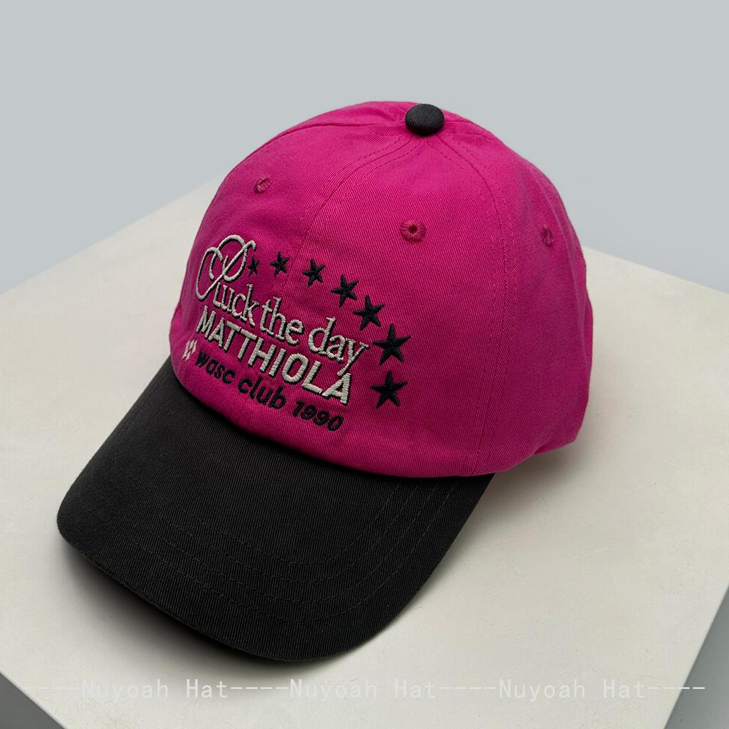 Baseball Letteringing Alphabet Stitched KFashion Style Korean Preppy Women Men Her Him For Fresh Caps Peaked Hats Sunshade Personal Versatile