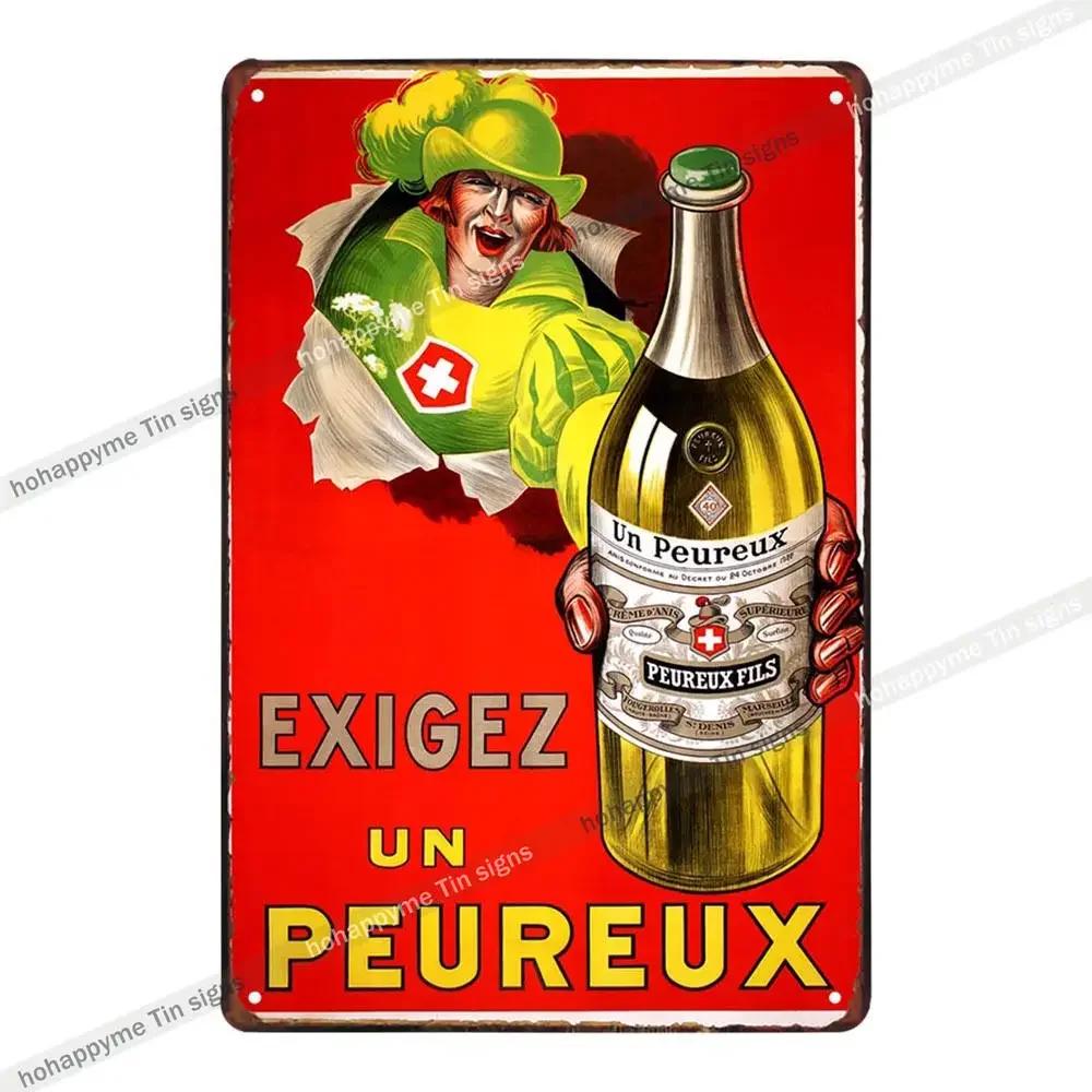 Bar Metall Wandkunst Dekoration Plakette Schilder Champagner Whisky Traube Wein Pub Club Cafe Poster Eisenmalerei Heimdekor 20x30cm