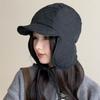 Mit Ohrenklappen Lei Feng Mütze Verdickte Lammwolle Damen Plüschmütze Outdoor Radfahren Kopfbedeckung