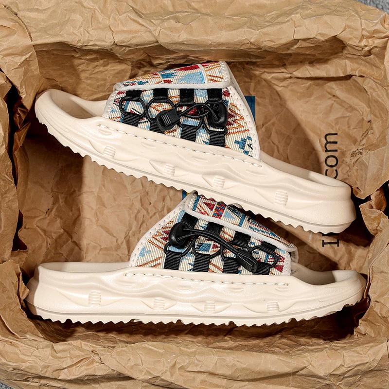 Fashion Summer Slippers Men Men's Shoes Fashion Outdoor Luxury Designer Beach Slippers men's sandals Men's Slippers Shoes Man