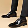 Fashion Luxury Mens Leather Shoes New Stylish Men's Shoes Pointed Oxford Wedding Leather Men Dress Shoes Gentleman Office Man Shoe