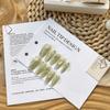 10Pcs Press-On Nail Packaging Display With Tie Bags Handmade False Nail Design Swatch Show Card Manicure Sample Display Salon