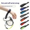 Pet Wrist Strap Dog Walking Tool Traction Device Automatic Telescopic Pets Anti Slip Wrist Strap Traction Device Accessories