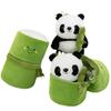 Bamboo Tube Panda Doll Doll Chengdu Simulated Big Panda Plush Toy Children's Gift Girls Rag Doll