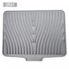 For Kitchen Tableware Dish Drying Mat 40x33cm Black/Gray/Beige/Green