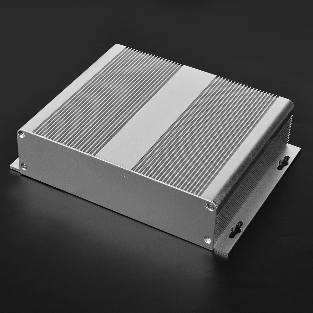 Electronic Project Case Silver Aluminum Alloy for Printed Circuit Board 48x204x150mm