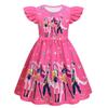 Girls Witch  Girls Flying Sleeves Children's Dress Children's A-line Skirt