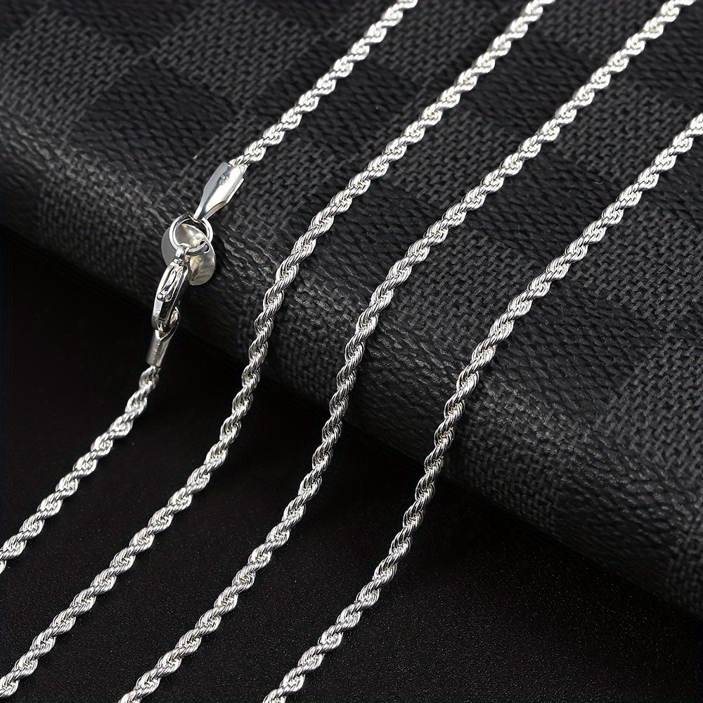 1pc Twisted Glamour Link Chain Necklace Versatile & Stylish for Layering or Solo Wear
