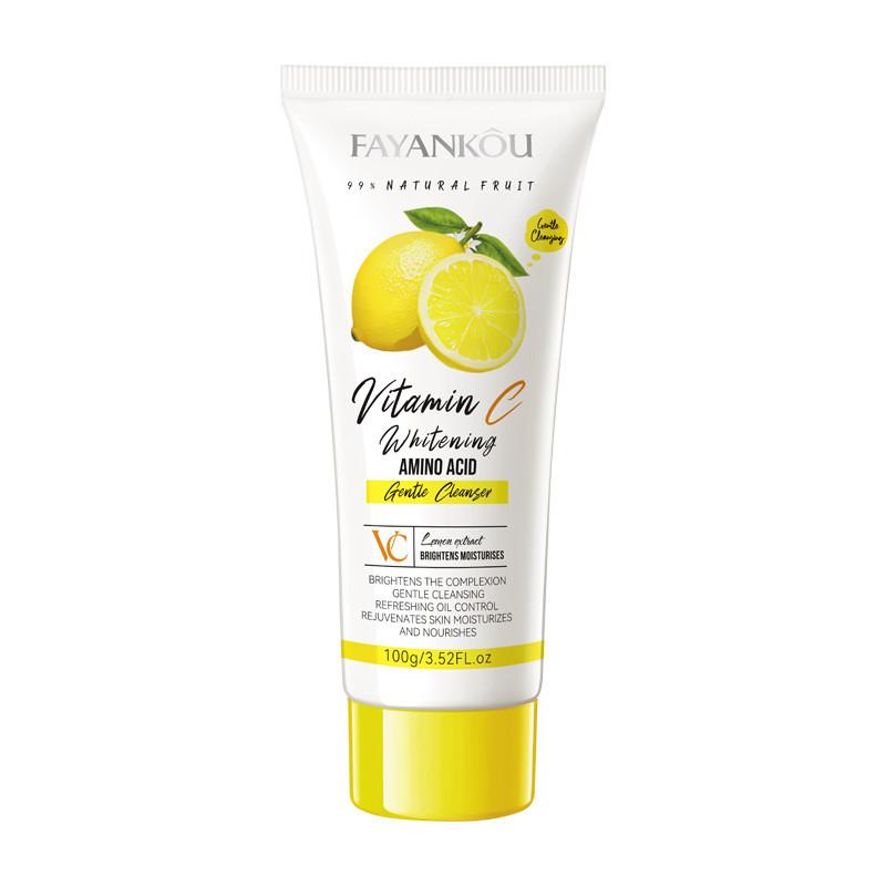Acid Fayankou Amino Cleansing Milk With Lemon Vc For Wholesome Brightening Care Skin