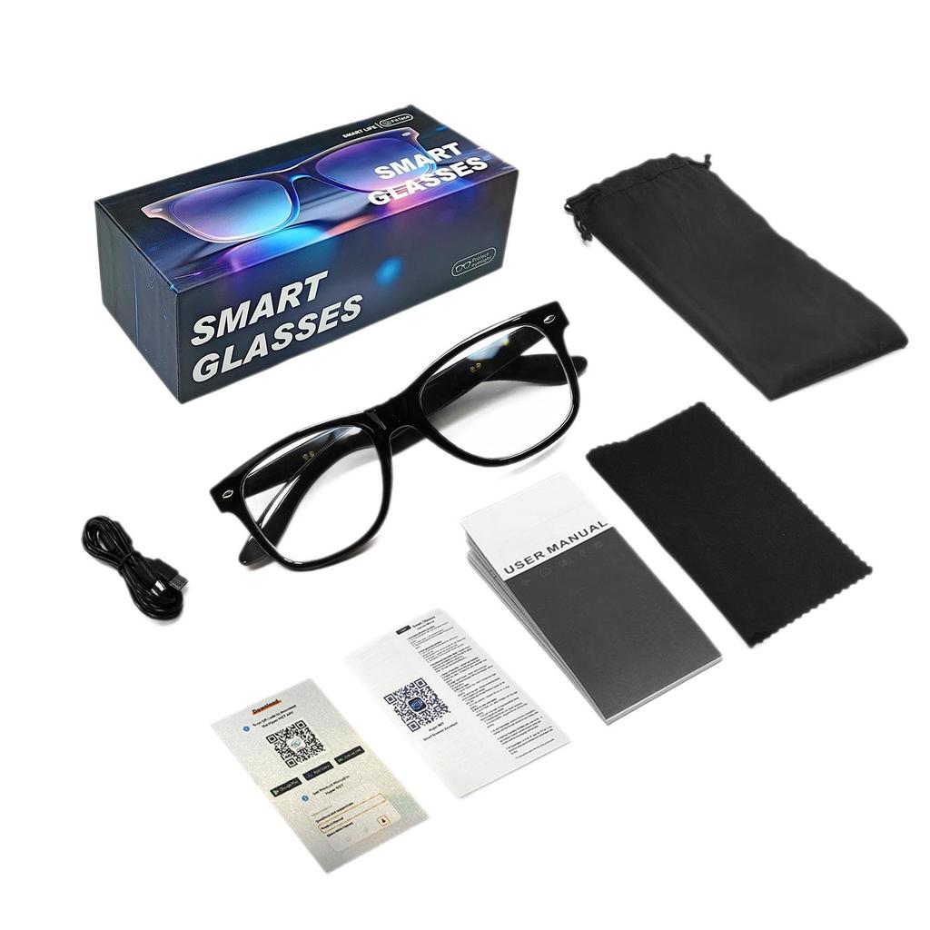 F60 Smart Bluetooth Glasses: AI Translation & Anti-Blue Light, Supports 100+ Languages