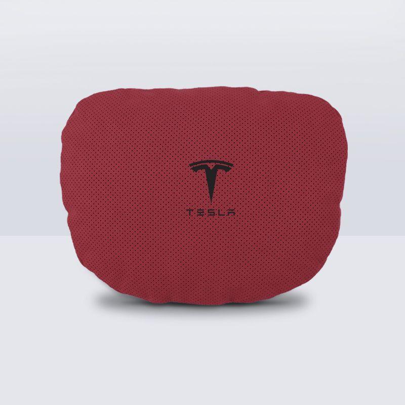 

Tesla Model 3/Y Suede Maybach Headrests, Neck & Lumbar Supports Standard