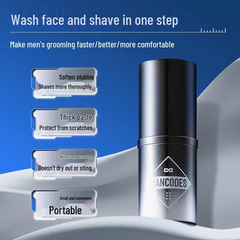 

Zuo Yan You Se Men s 3-in-1 Cleansing & Shaving Stick