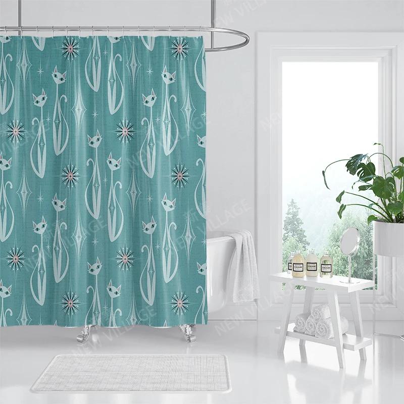 Waterproof Fabric Shower Curtains Bathroom Curtain Accessories Bath Curtain for Shower 180x200 240*200 Boho Decoration Abstract