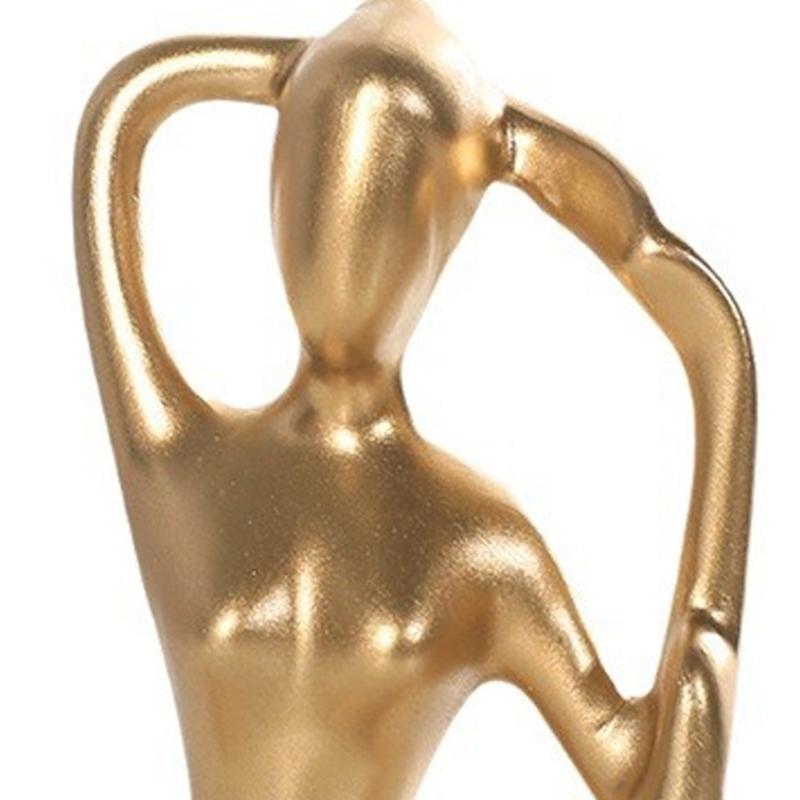 Modern  Yoga Figurine Premium Resin  Decoration Gift For  Birthday Holiday Celebration