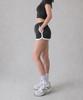 CRUSHST Slim Dolphin Sweat Shorts Black