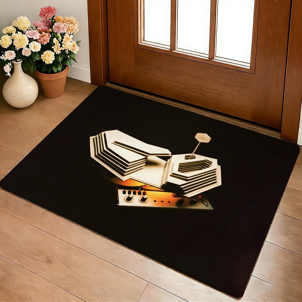 Rock Band A-Arctic M-Monkeys Floor Mat Cozy Flannel Soft Thick Non-Slip Mat For Living Room Bedroom Kitchen Decor Rugs
